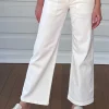Gordon Smith Hudson Wide Leg Jean | Ivory