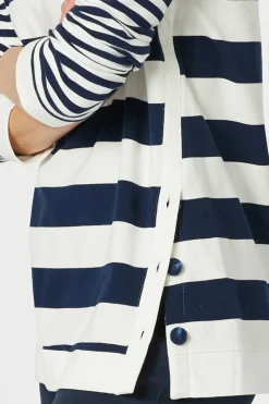 Gordon Smith Sorrento Stripe Top | Navy/White