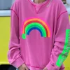 Hammill & Co Vintage Rainbow Sweat | Washed Pink