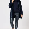 Hammock & Vine Leigh Wetlook Slim Leg Pant | Ink