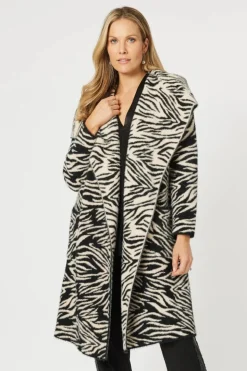 Hammock & Vine Serengeti Knit Jacket | Natural/Black