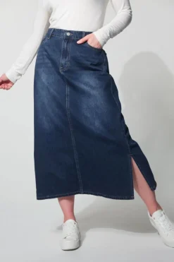 Haven Dalton Denim Skirt | Indigo