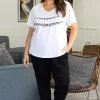 Jovie The Label Gigi Tee | White Leopard