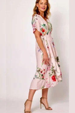 La Strada Vesper Wrap Dress | Pink Floral