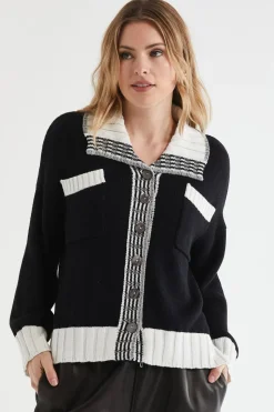 LD+Co Cotton Jacket | Black/Winter White