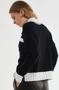 LD+Co Cotton Jacket | Black/Winter White