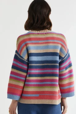 LD+Co Multi Stripe Jumper | Oat