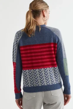 LD+Co Textured Cardi | Dark Denim