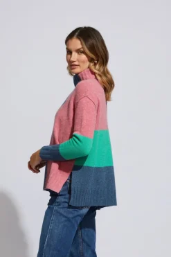 LD+Co Ziggy Zag Jumper | Denim