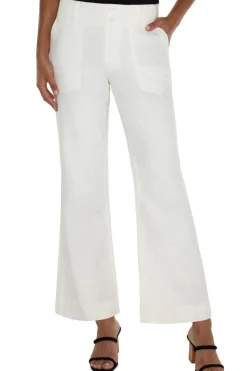 Liverpool Los Angeles Hannah Flare Eco Jean | Soft White