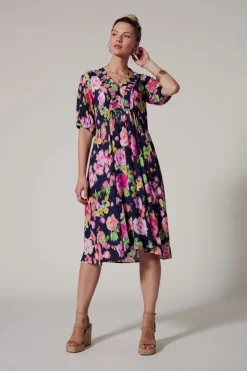 Loobie's Story Cin Cin Dress | Indigo Multi