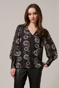 Loobie's Story Theodora Blouse | Black Multi