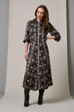 Loobie's Story Theodora Dress | Black Multi