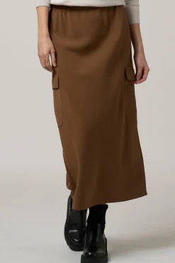 Madly Sweetly Cipher Skirt | Cocoa