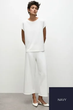 Mela Purdie Crop Palazzo | Navy