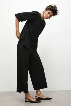 Mela Purdie Crop Palazzo | Black