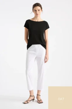 Mela Purdie Cropped Pant | Oat