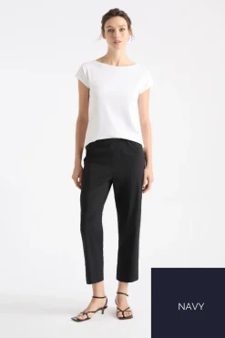 Mela Purdie Cropped Pant | French Navy