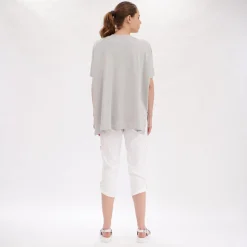 Mela Purdie Cropped Zip Cargo | White | F65 1386