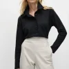 Mela Purdie Kick Collar Polo | Black