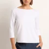 Mela Purdie Relaxed Boat Neck | White