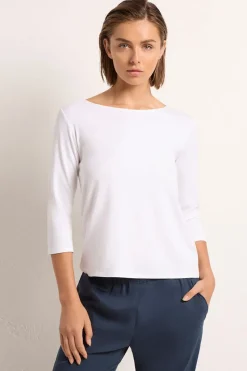 Mela Purdie Relaxed Boat Neck | White