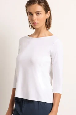 Mela Purdie Relaxed Boat Neck | White