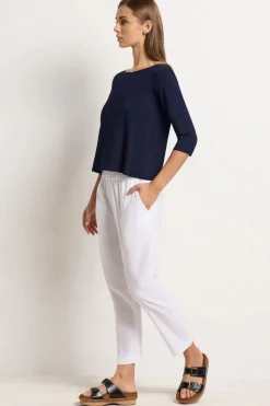 Mela Purdie Relaxed Boat Neck | Navy