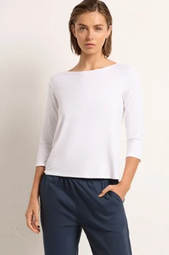 Mela Purdie Relaxed Boat Neck | White