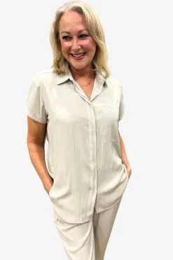 Mela Purdie Short Sleeve Single Pocket Shirt | Doe