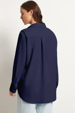 Mela Purdie Single Pocket Shirt | Navy