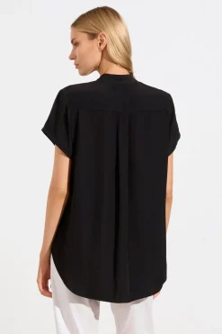 Mela Purdie Soft Stand Shirt | Black