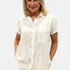 Mela Purdie SS Single Pocket Shirt | White