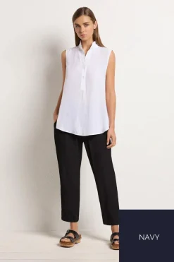 Mela Purdie Tab Slide Tank | Navy