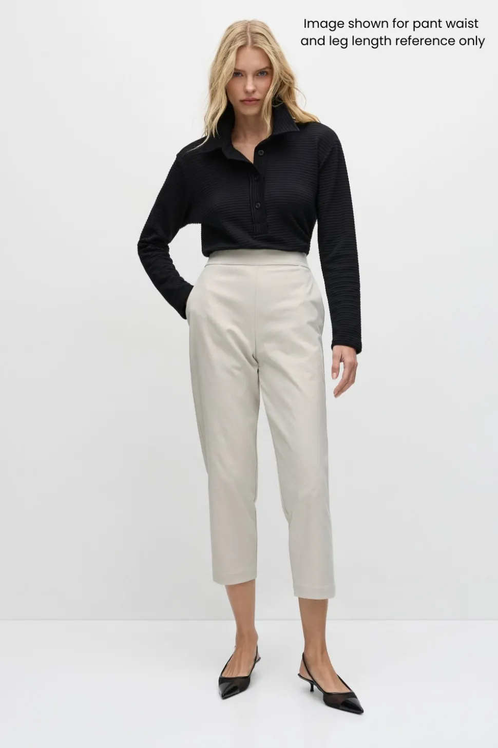 Mela Purdie Tapered Flat Pant | Ivory