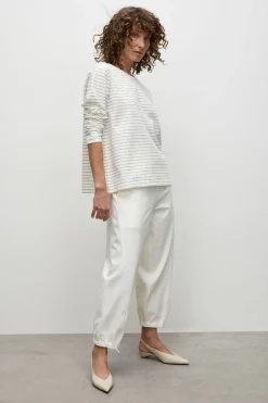 Mela Purdie Trunk Sweater | Cream/Black