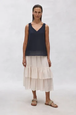 Mela Purdie Vapour Skirt | Nougat