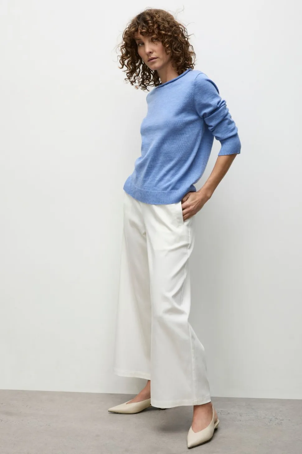 Mela Purdie Welt Pocket Pant | Natural