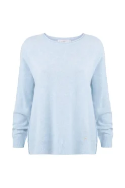 Mia Fratino Clem Rollneck Crew | Powder Blue