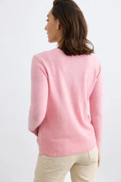 Mia Fratino Essential Slim Crew | Petal