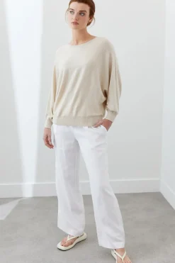 Mia Fratino Eva Boat Neck | Almond