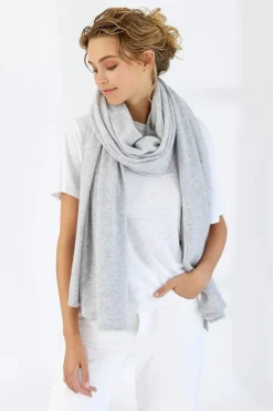 Mia Fratino Pure Cashmere Wrap | Foggy