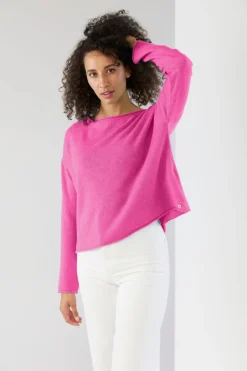 Mia Fratino Pure Reversible Button Cardi | Peony