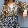 Miss June Lyam Blouse | Navy