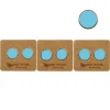 7mm Round Enamel Stud | Light Denim