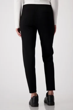 Monari Skinny Trousers With Zip Pockets | Black
