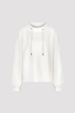 Monari Stand-Up Collar Jersey | Off White