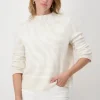 Monari Tiger Pattern Jumper | Off White Patterned