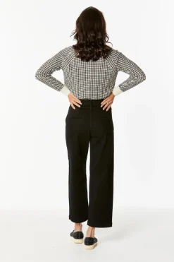 New London Jeans Christow Crop Jean | Black