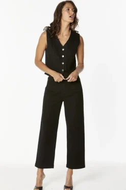 New London Jeans Christow Crop Jean | Black